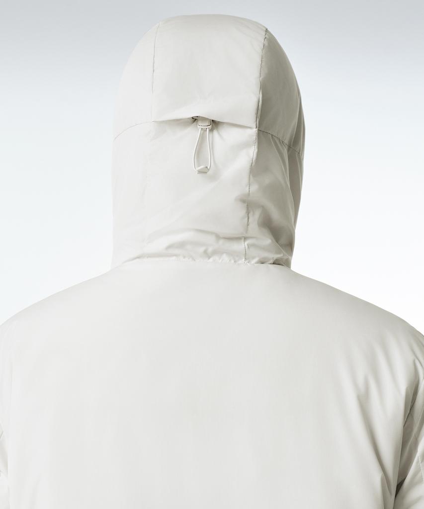 MUSINSA STANDARD [City Leisure] Hooded All-Round Padded Jacket [Stone White]
