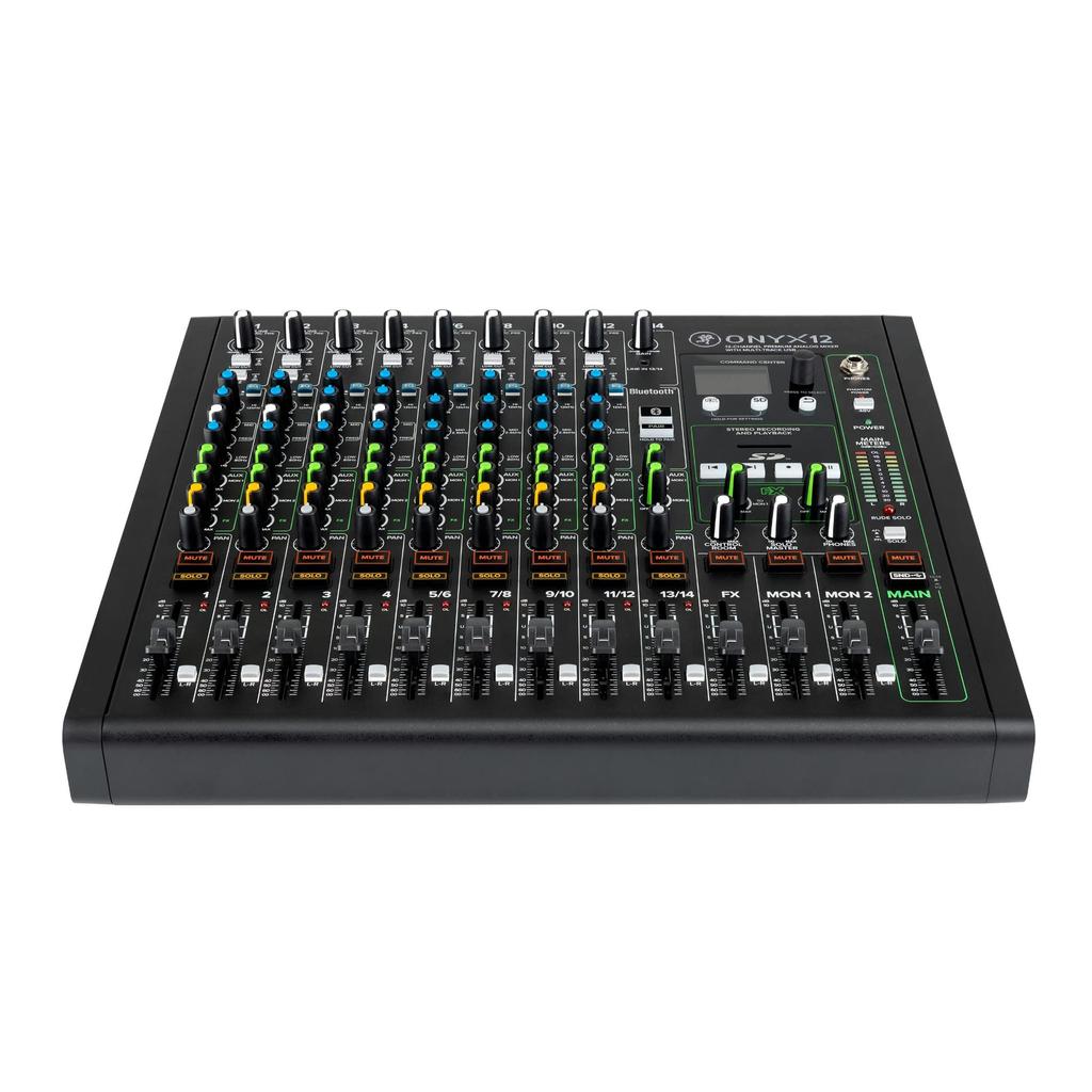 MACKIE Recording Premium Analog Mixer with USB Onyx12 Multi-track Built-in I/O