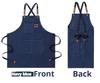 Fashion Canvas Kitchen Aprons For Woman Men Chef Work Apron For Grill Restaurant Bar Shop Cafes Beauty Nails Studios Uniform