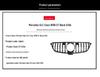 GT Black Grille for 2016-2019 Mercedes-Benz GLE-Class W166