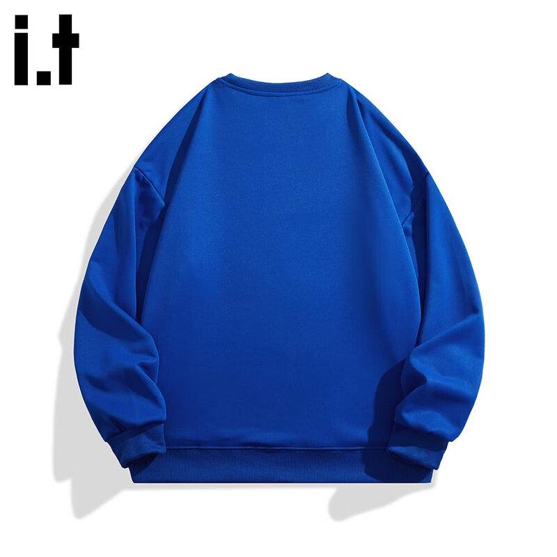CHOCOOLATEit Men's American Style Loose Fit Casual Sweatshirt