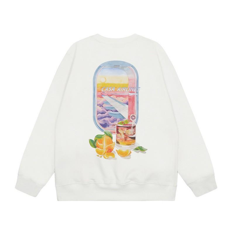 Unisex Oversized Cotton Graphic Print Crewneck Sweatshirt Winter Casual Wear