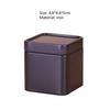 Storage Bin with Lid Dustproof Iron Mini Sturdy Loose Tea Bucket Household Supplies