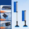 Extendable Car Windshield Wiper Snow Removal Brush 2in1 Aluminum Alloy Snow Shovel With Broom Vehicle Cleaning Accessories