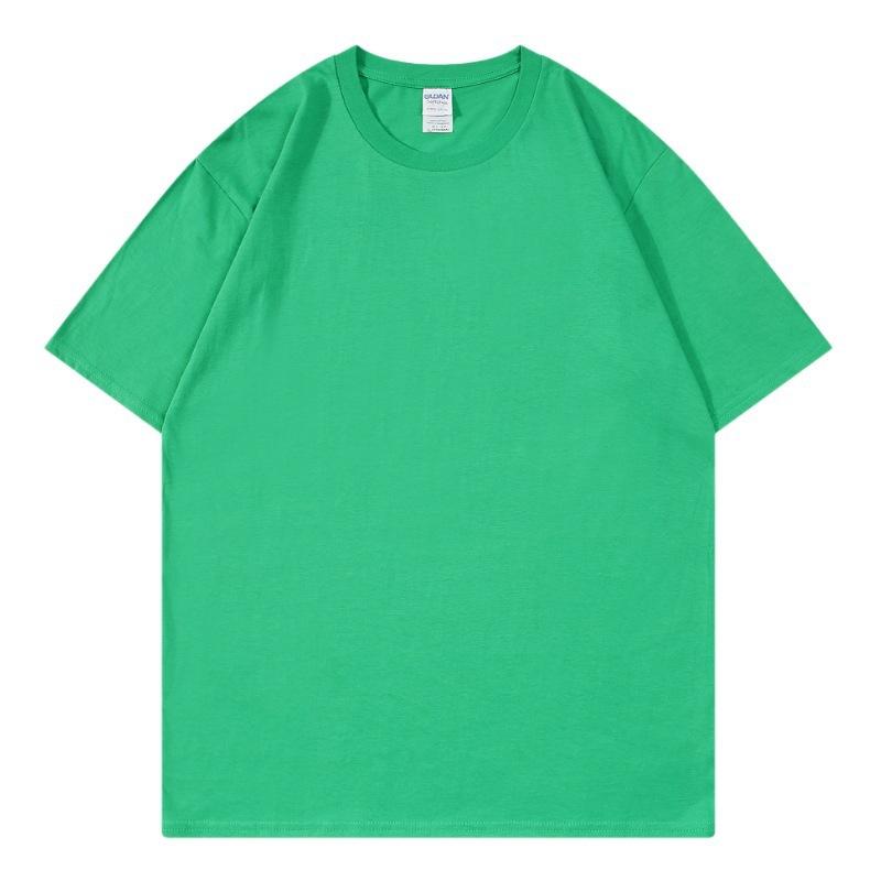 Short Sleeve Men's Cotton T-Shirt Summer Casual Men's Top Short Sleeve Summer Solid Color T