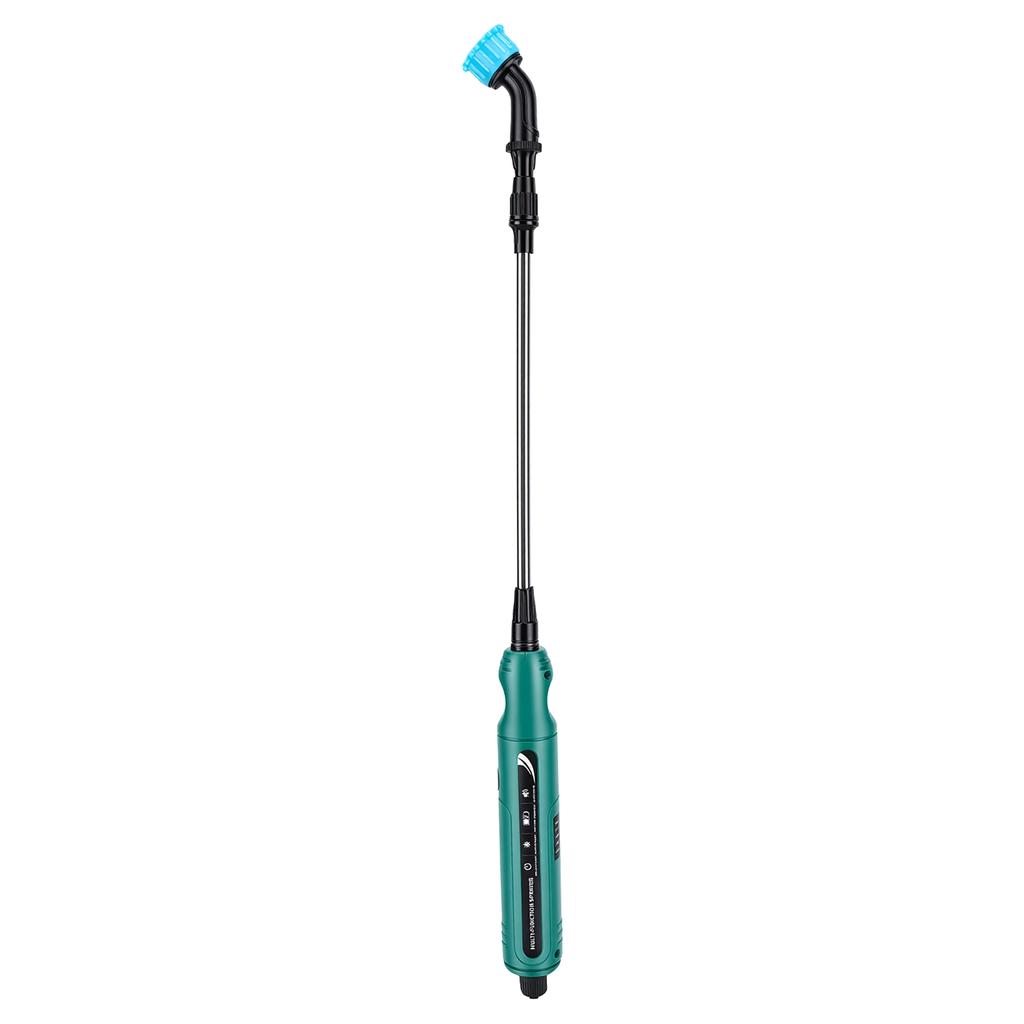 Elektrische Spuitlans 31,1 Inch Oplaadbare Tuinsproeier Telescopische Lans met 9,8FT Slang 3 Spuitkoppen Filter voor Gazon