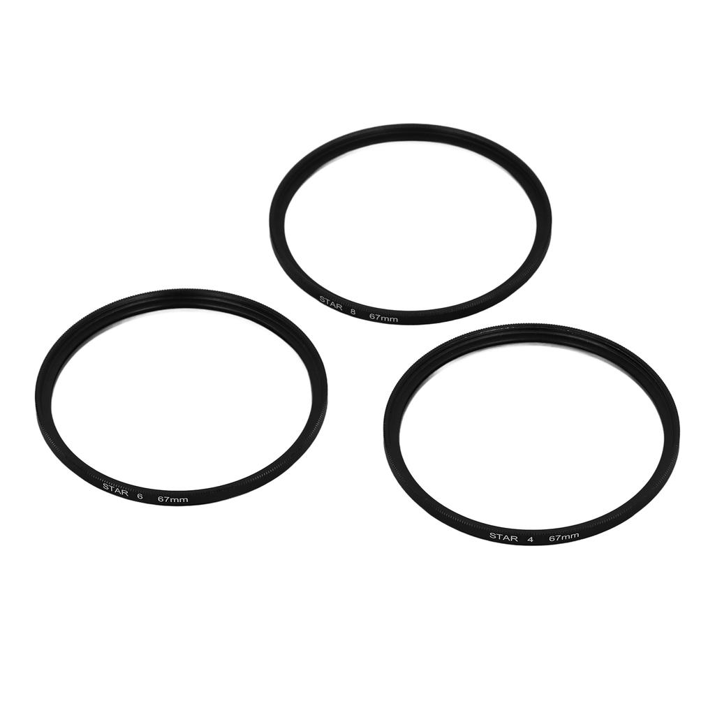 67mm Star Filter 4 6 8 Points HD Coating Slim Starburst Lens Filter for Micro SLR Camera