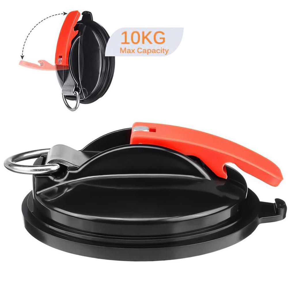 1pc Outdoor Camping Canopy Suction Cup, Multifunctional Car Suction Cup with Strong S-Hook for Securely Holding Car Tent.