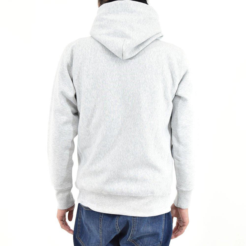 Champion Reverse Weave Hooded Size with a Storm Shell and and a Logo Men's Sweatshirt, C3-L108, Black, Small, Lining, Warmth, Water-Repellent,