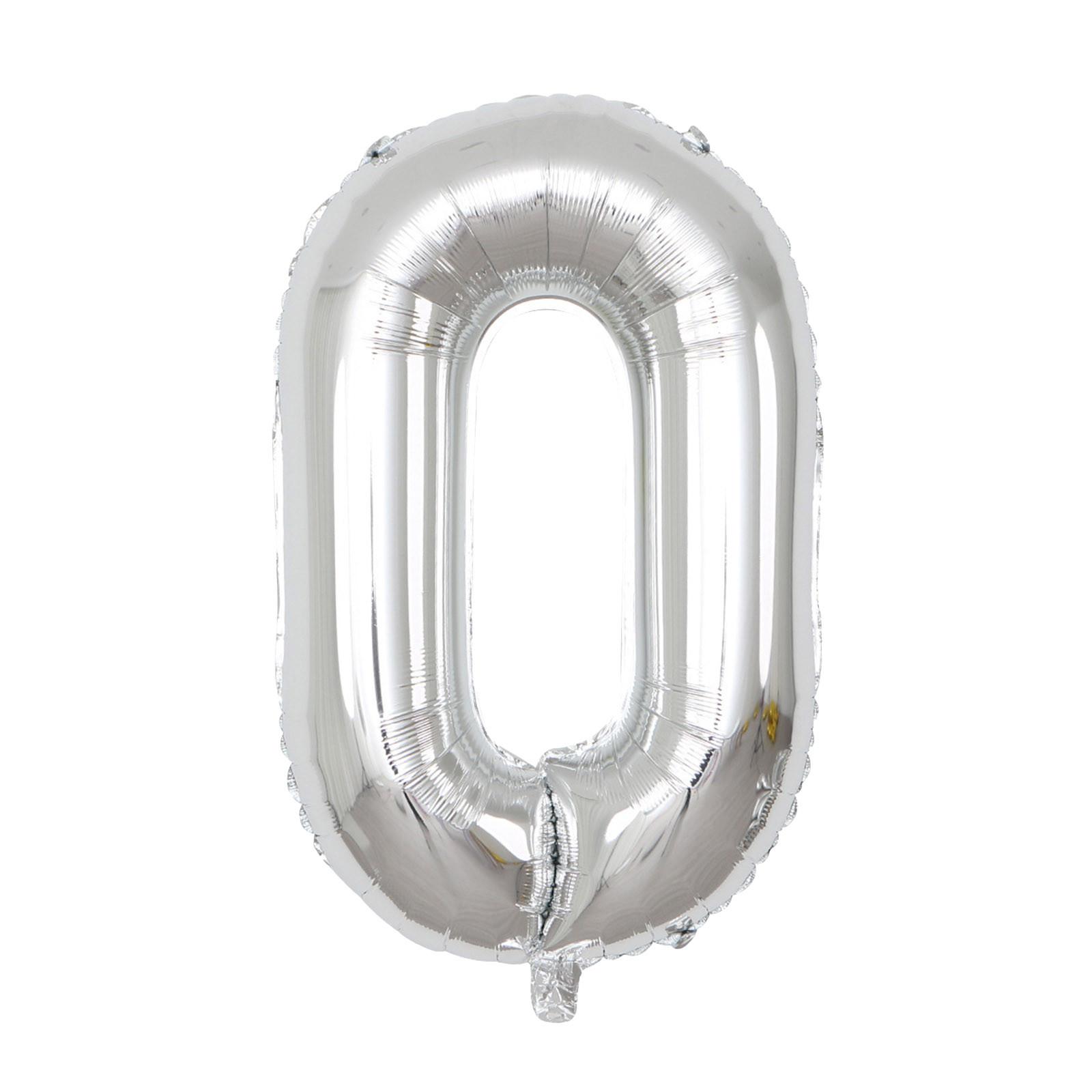 

Used For Birthday Party, Anniversary Celebration 100 Cm Number Decoration білий