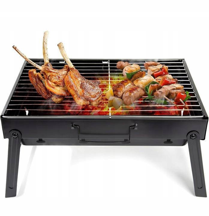 Grill Na Węgiel Drzewny, Składany Grill Biurko, Blat Na Zewnątrz Na Piknik