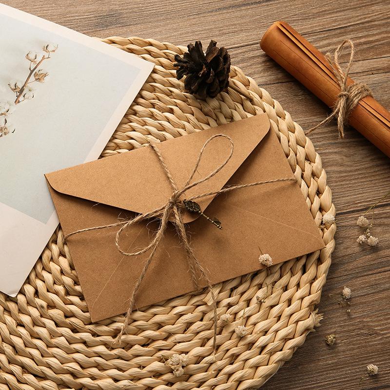 Letter Envelope Set, Vintage Handwritten Letter, Holiday Greeting Card