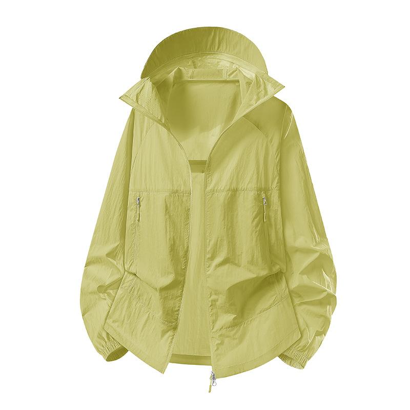Outdoor Sunscreen Clothing Women's Summer 1011 New Ice Silk Breathable Sunscreen Clothing Light and Quick-drying Jacket