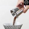 Bean Bliss ® Espresso Dosing Cup with Rubber Insulin – Durable & Precise Stainless Steel Coffee Dosing Tool for Baristas, Anti-Slip Design for Accur