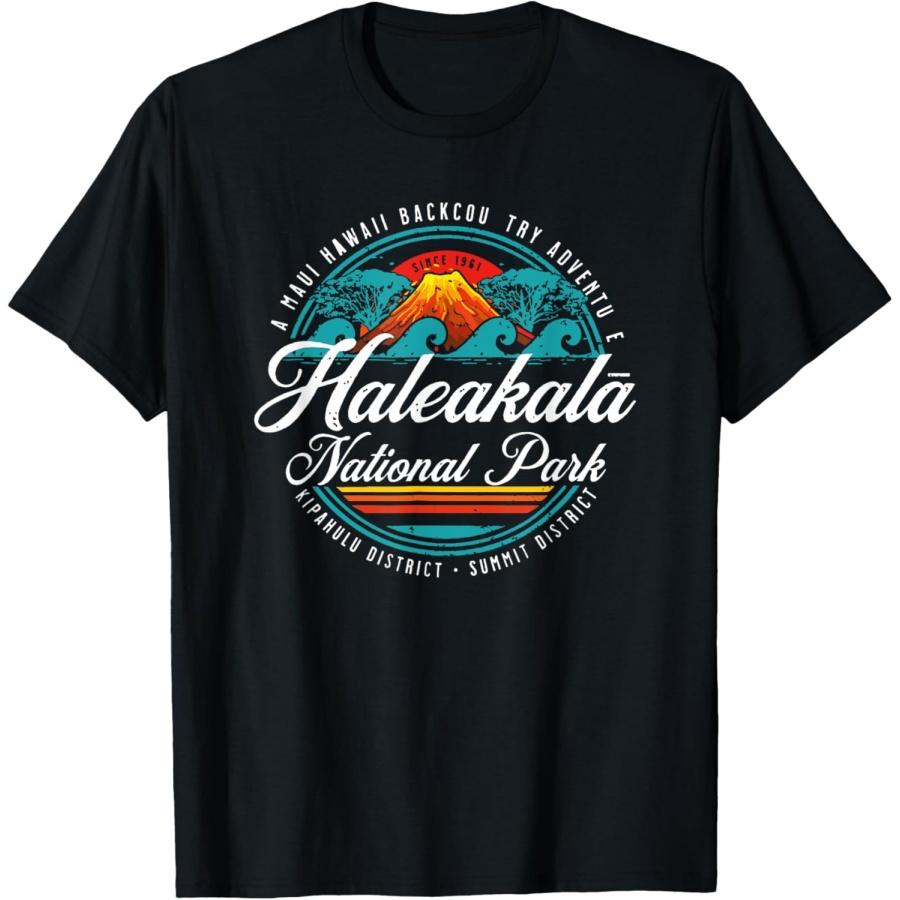 

Haleakala National Park Hawaii Maui Vintage T-Shirt XXXXXL чорний