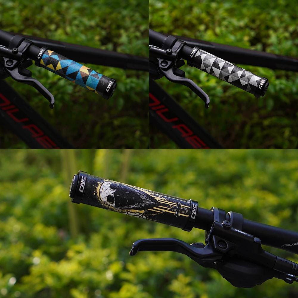 CNCLOL Bicycle Handlebar Grips  Ultraight MTB Lenker Grip Anti-skid Schock-absorbieren Double Lock 22mm Handlebar Foldable
