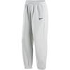 Logo Printed Fleece Casual Cuffed Knit Sweatpants Women Bottoms Fog-Gray DV7097-014