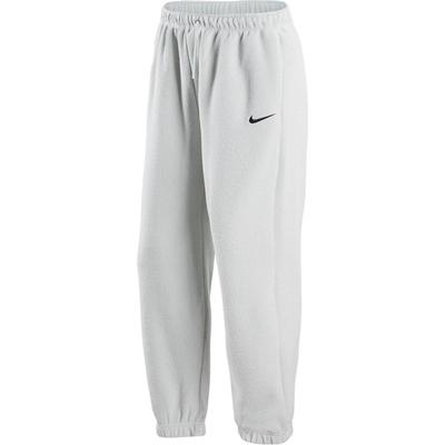 Logo Printed Fleece Casual Cuffed Knit Sweatpants Women Bottoms Fog-Gray DV7097-014