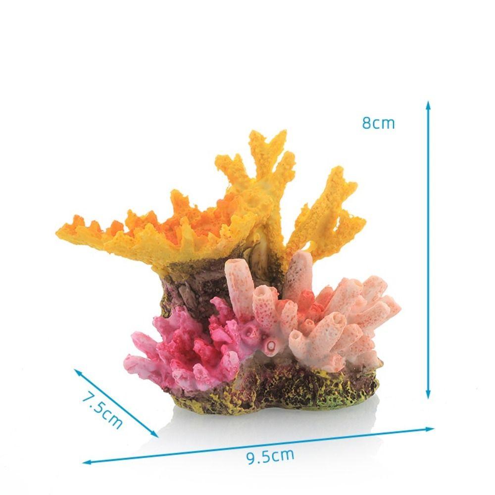 Durable Colorful Coral Reef Resin Artificial Coral Landscaping Decorations Beauty