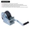 1000LBS Heavy Duty Winch with 6M Strap Hand Crank Cable Gear Manual Trailer Winch