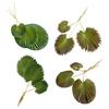 Artificial Leaf No-Maintenance Long-Lasting Freshness Realistic Fan-Shaped Leaves High-Simulation Texture Fake Tropical Leaves Home Decor