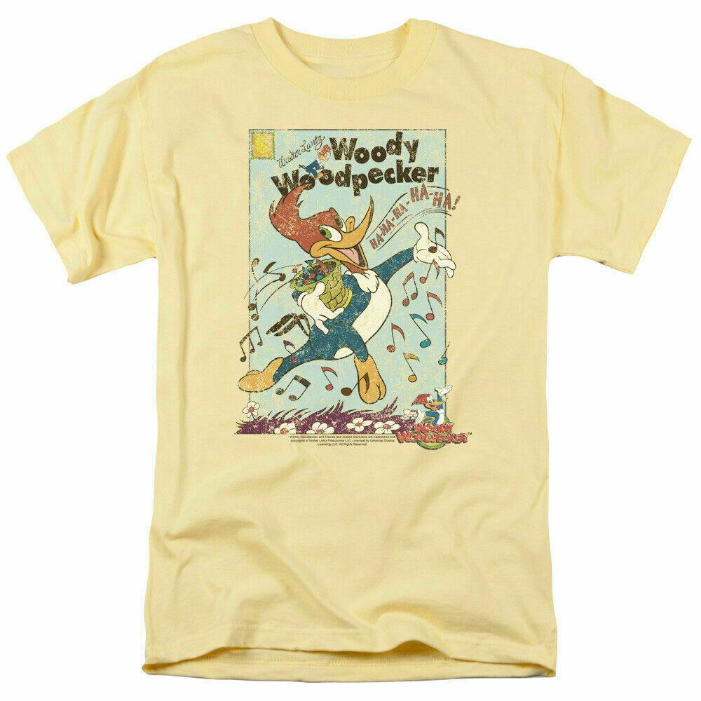 

26 Woody Woodpecker Vintage Woody T Shirt Mens Licensed Cartoon Merchandise Banana Unisex T-Shirt XXXXL