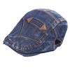 Fashion Spring Summer Jeans Beret Hats For Men Women Quality Casual Unisex Denim Beret Cap Fitted Sun Cabbie Flat Cap
