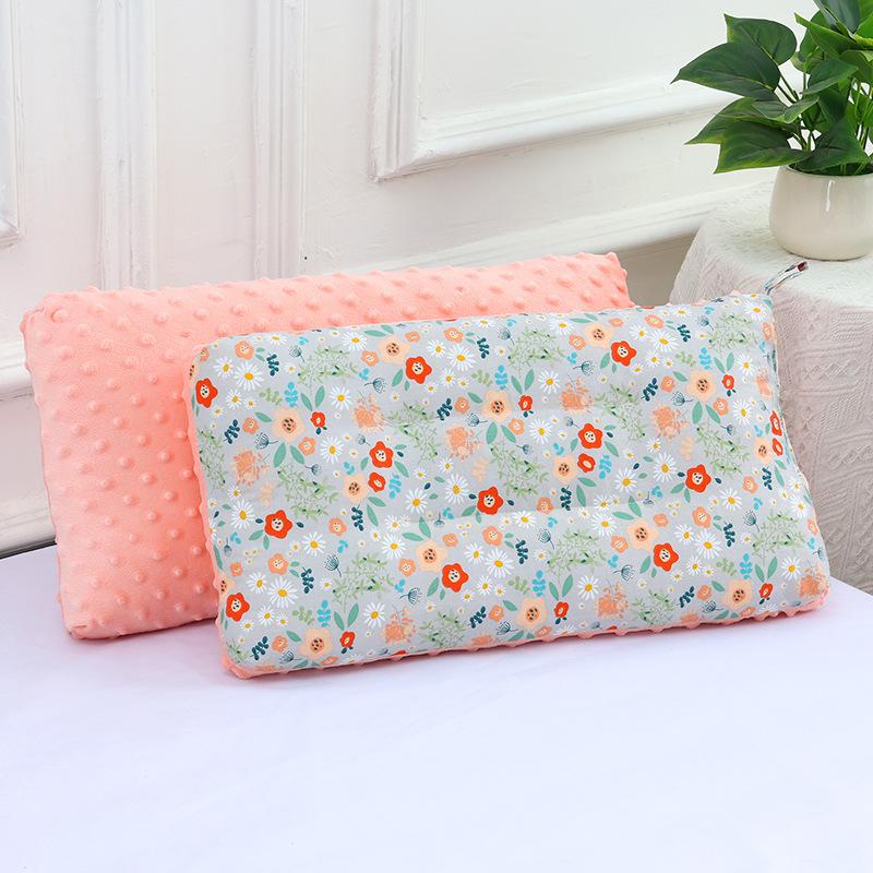 Children Infants Baby Cartoon Pure Cotton Doudou Velvet Sleep Pillow Kindergarten Washable Cervical Vertebra Protect Kids Pillow