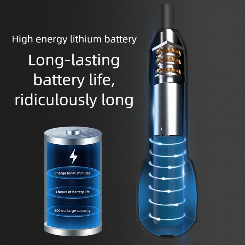 Intelligent Cordless Power Screwdriver USB Rechargeable Screwdriver For DIY Projects Remote Control Model Maintenance