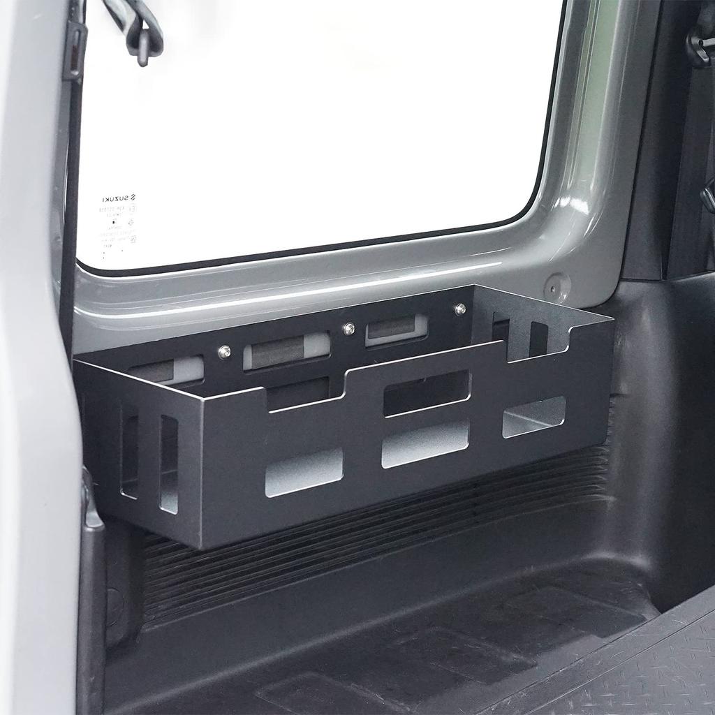 New Suzuki Jimny Storage Rack for JB64 and Jimny Sierra Customizable rear storage rack for organizing small items and interior JB74. parts.