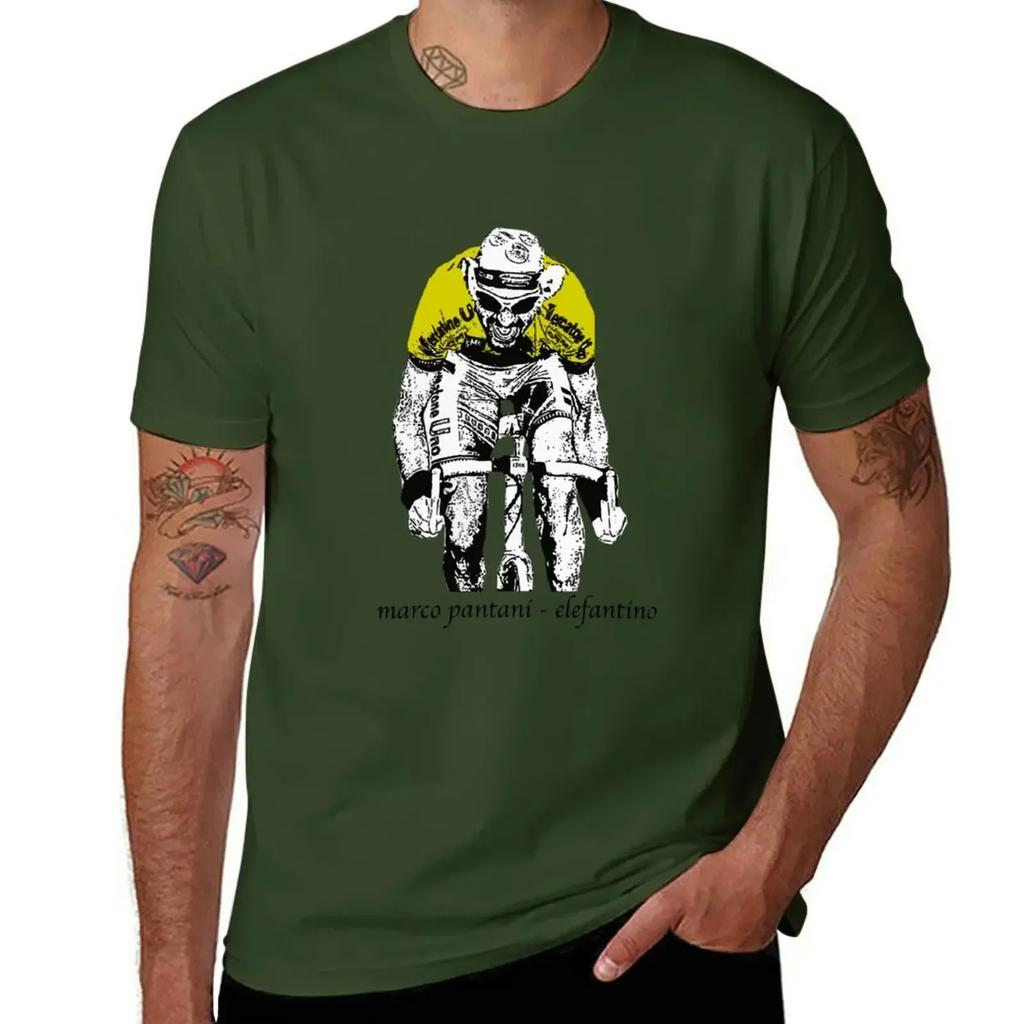 Oversizeds schattige tops T-shirt heren Le Tour: Marco Pantani T-shirt harajuku herenkleding grafische t-shirts KATOEN