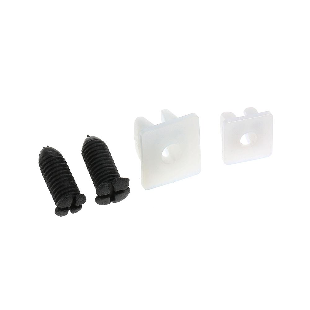 100 Pcs Black Plastic Splash Defender Push-Type Mat Clips for Mercedes Benz