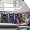 Voorbumper Stofkap Grille-inzetstukken Afdeklijst voor Jeep Wrangler JL Rubicon 2026 2026 Autostyling Exterieuronderdelen Accessoires