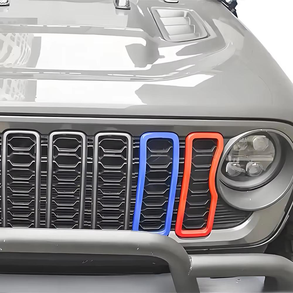 Voorbumper Stofkap Grille-inzetstukken Afdeklijst voor Jeep Wrangler JL Rubicon 2026 2026 Autostyling Exterieuronderdelen Accessoires