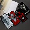 Hororový film Černý P-Phone Pro iPhone 11 12 13 14 15 16 17 Pro Max Plus TPU+PC Nárazuvzdorné Zadní Kryty na Telefon