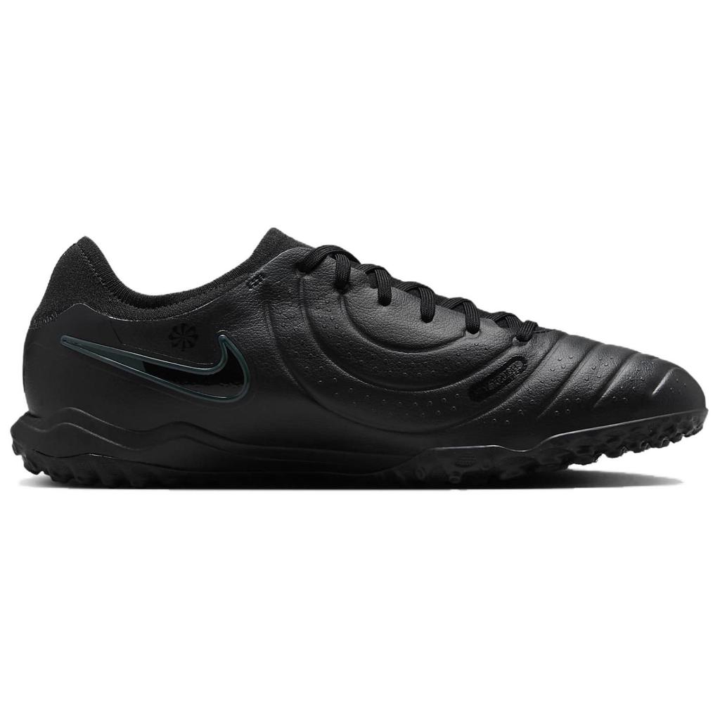 Nike Tiempo Legend 10 Pro TF Turf Artificial Turf Slip Resistant Abrasion Resistant Rugby Shoes Unisex Black DV4336-002