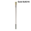 1Pair Chinese Chopsticks 304/316Stainless Steel Non-slip Sushi Chopstick Korean Japanese Food Metal Sticks Outdoor Tableware