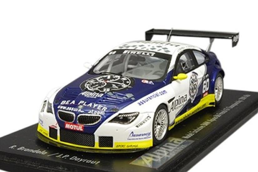 

Spark scale BMW Alpina B6 2009 French GT Championship Finished Product 1/43 #60 D.Lunardi/R.Brandela