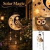 Powered Hanging with Moon and Design, Outdoor Garden Decorative Light for Patio, Yard and Balcony
