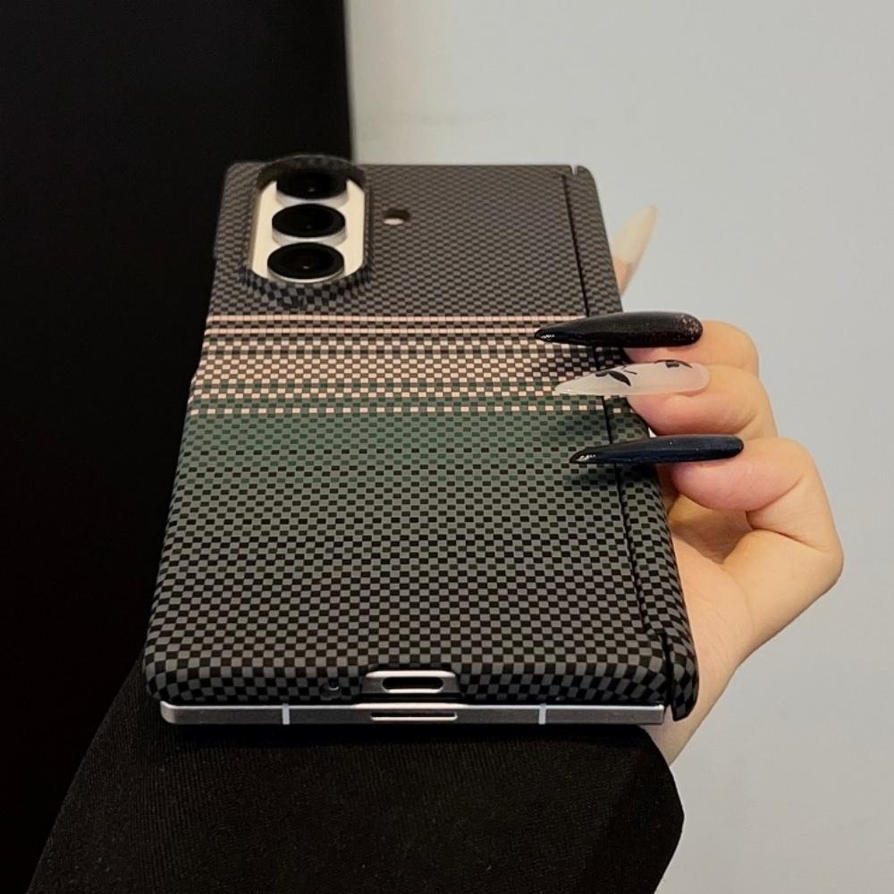 Luxury For Magsafe Wireless Charging Aramid Carbon Fiber Phone Case For Samsung Galaxy Z Fold 8 7 Fold8 Ultra Magnetic Cover