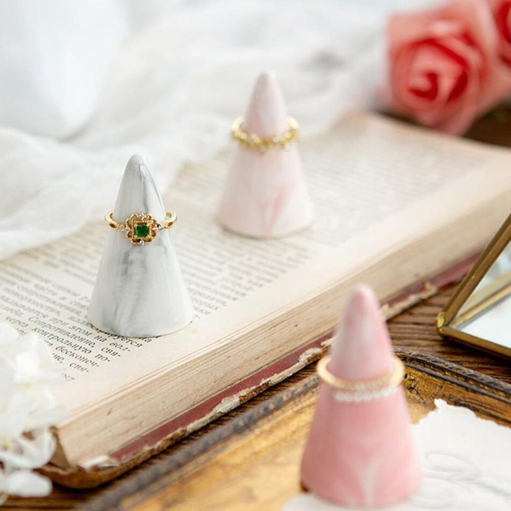 Cone Rings Holder Silicone Mold Jewelry Display Rack Candle Mold Epoxy Resin Mold DIY Handmade Crafts Decoration Casting Tool