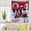 Kpop BBabymonster Cartoon Tapestry Bohemian Wall Tapestries Mandala Wall Hanging Sheets