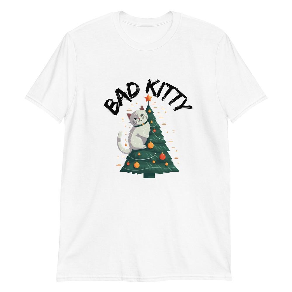 

Bad Cat Kitty Christmas Chaos T-Shirt 2XL