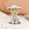 Sheep Desktop Decoration 3D Printed Figurine, Mini Statue for Desk Decor, Small Animal Figurine Sitting Lamp Sculpture Ornament, Gift Lovers PLA