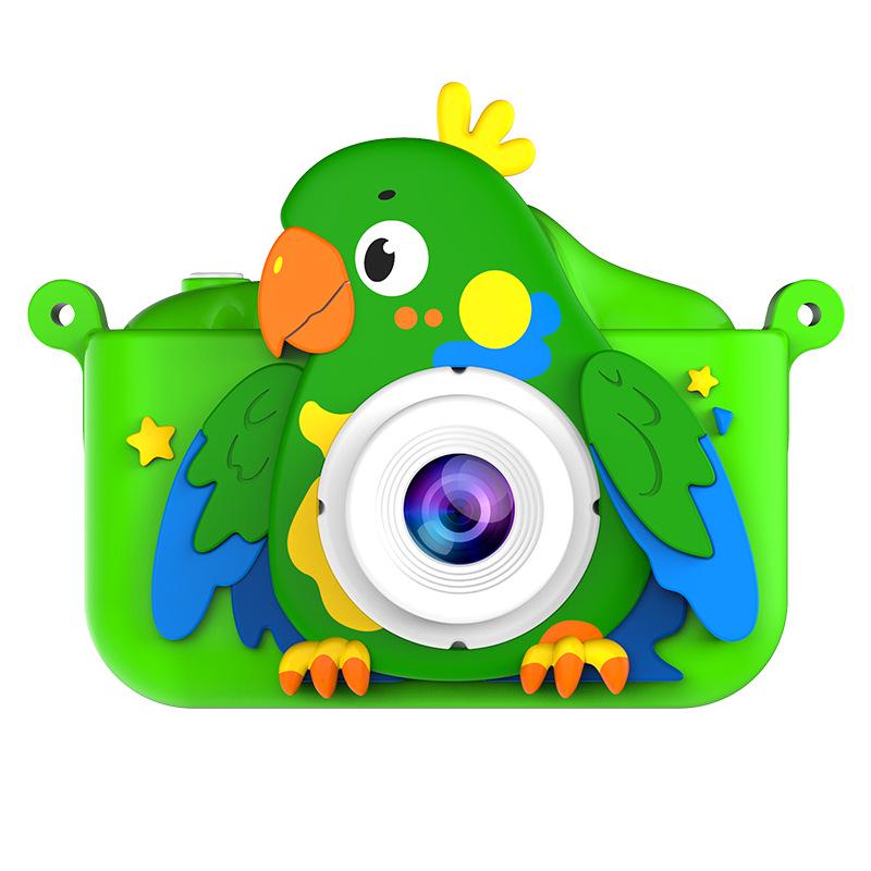 Children's Dual Lens Cartoon Digital Camera with Selfie, Video, Game, and Music Features