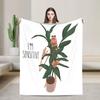 Marcus The Worm Funny Meme Robert Help Blanket  Flannel Vintage Soft Throw Blanket for Home Summer