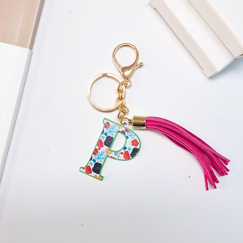 Colorful English Alphabet Keychain & Graduation Gift Accessory