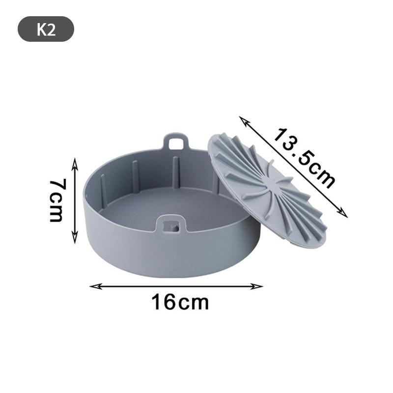 Airfryer Silicone Pot Multifunctional Air Fryers Accessories Fried Baking Tray
