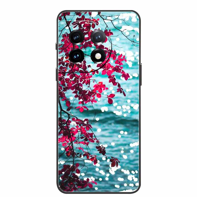 For One Plus 11 Case Marbled Granite Stone Texture Phone Cases for Oneplus 11R Shockproof Soft Cover on for Oneplus11 5G Silicon