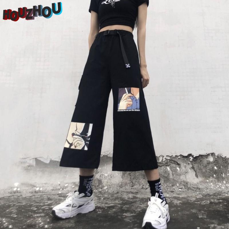 Streetwear coreano Pantaloni Capri dritti sciolti da donna con stampa  Studenti All-match Casual Cargo Pant 2022 Nuovi pantaloni classici estivi  per ragazza acquista in modo economico — spedizione gratuita, recensioni  reali con